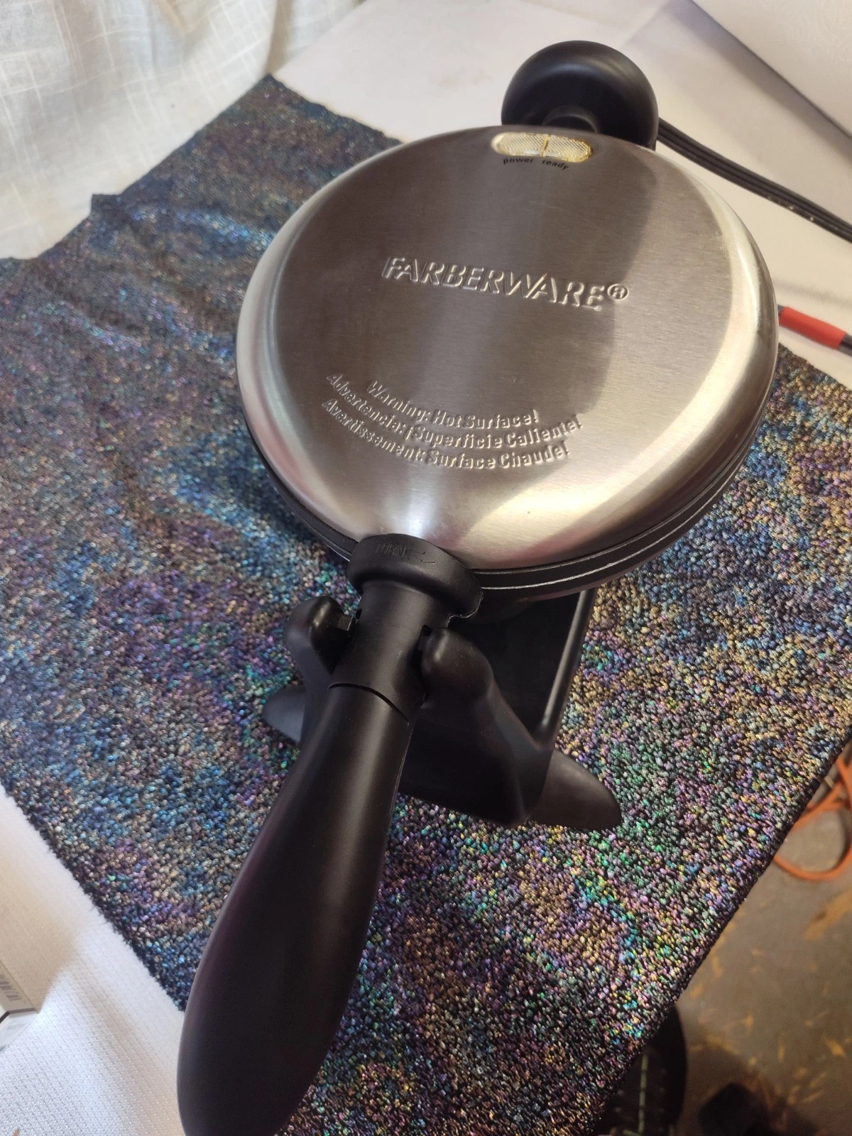 Tableware Single Flip Non Stick Waffle Maker Tested Works
Opens in a new window or tab