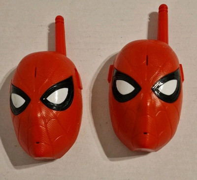 Paar Spiderman Gesicht Marvel Walkie Talkies Indoor Outdoor batteriebetrieben