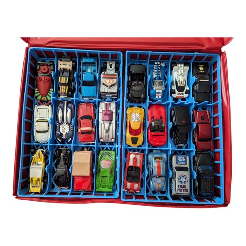 Vintage Tara giocattolo 48 auto custodia rossa RedPorsche raro Hot Wheels scatola fiammiferi con auto - Foto 4 di 8