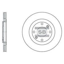 2x Hi-Q Bremsscheiben Vorne passend für PEUGEOT 206 Schrägheck (2A/C) 266mm