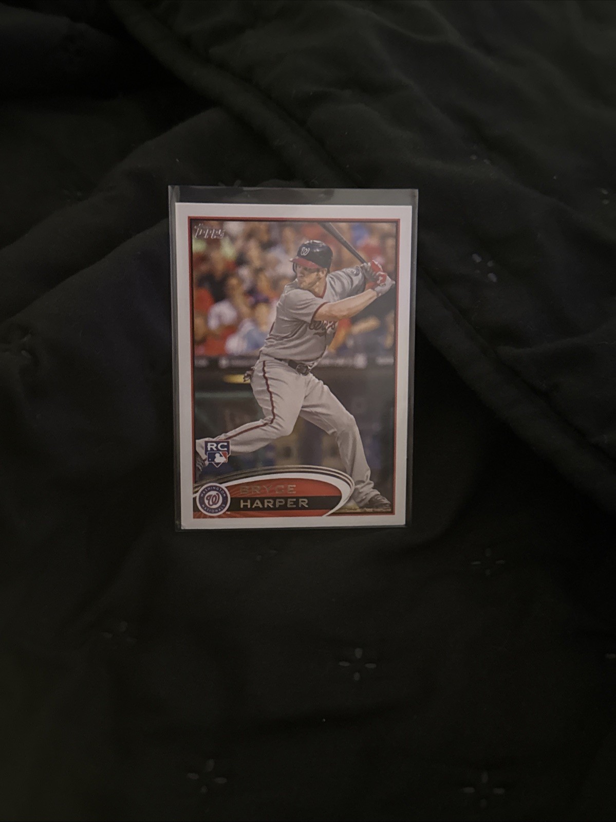 2012 Topps - Bryce Harper #661 Batting, Blue Helmet (RC)