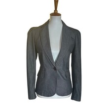 Marc Jacobs Dark Denim Fitted Blazer/Jacket, Size 6 MINT.