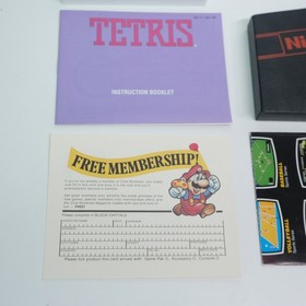 Tetris Nintendo Nes Game UK Version Boxed With Manual Complete CIB VGC