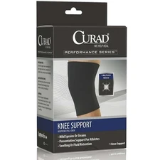 Curad Knee Support Neoprene Pull-Over w/Closed Patella, 2X-Large
