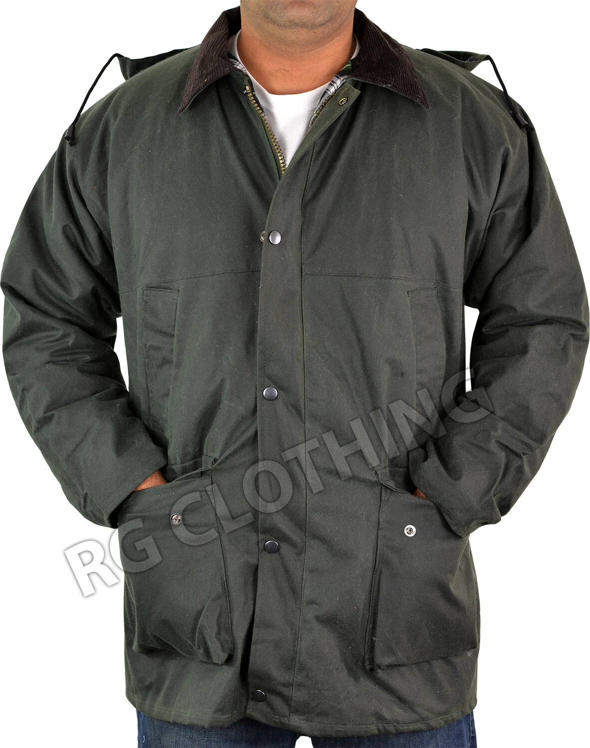 Waterproof Padded Hooded Wax Jacket Hunting Fishing Shooting Farming Coat S-5XL
Opens in a new windo