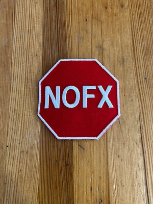 Vintage 00s NOFX punk Logo Band Small Patch Memorabilia New | eBay