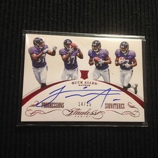 2015 PANINI FLAWLESS BUCK ALLEN *ROOKIE SIGNATUES AUTO #14/15*  RAVENS