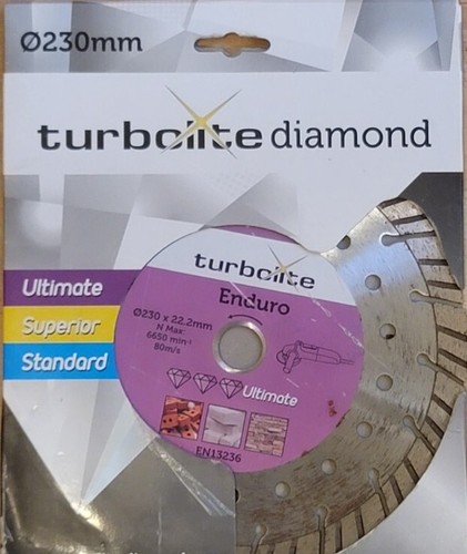 Tubolite Diamond Enduro Ultimat 230mm x 22.2mm Circular Saw Grinder Blade