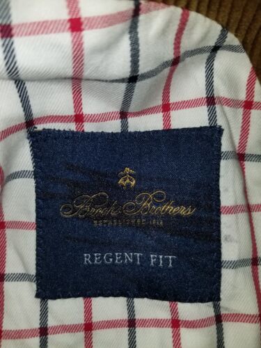 Giacca blazer cappotto sportivo nuovo con etichette anni 40 Regent Brooks Brothers cintura velluto a coste gomito - Foto 6 di 8