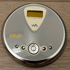 Vintage Sony Psyc ATRAC Walkman Portable CD Player Gray D-NE300/HC Tested