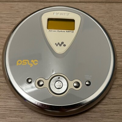 Vintage Sony Psyc ATRAC Walkman Portable CD Player Gray (D-NE300/HC) Tested
