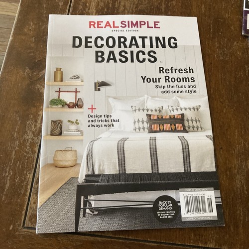 Real Simple Special Edition Decorating Basics September 2024 Magazine Design