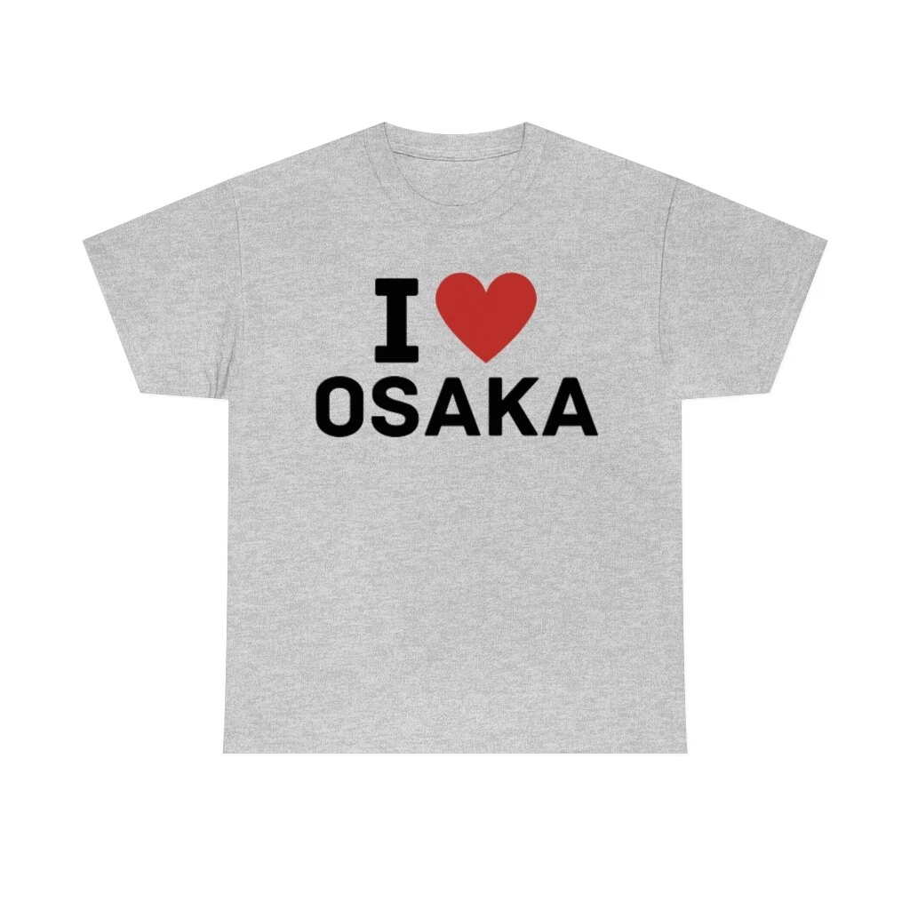 I Love Osaka Shirt I Heart Osaka T shirt All Sizes S 5XL Japan Lovers Tee