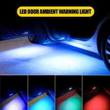 Car Door Edge Led Warning Light Atmosphere Bright Lamp Kit Universal Accessories
