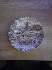 Vintage Ridgway Ironstone Staffordshire "Hayride" plate 