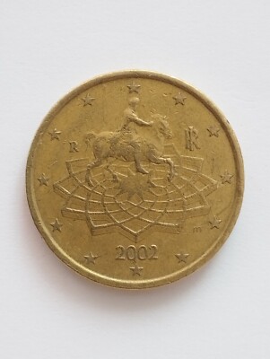 50 euro cent 2002 Italian rare coin | eBay