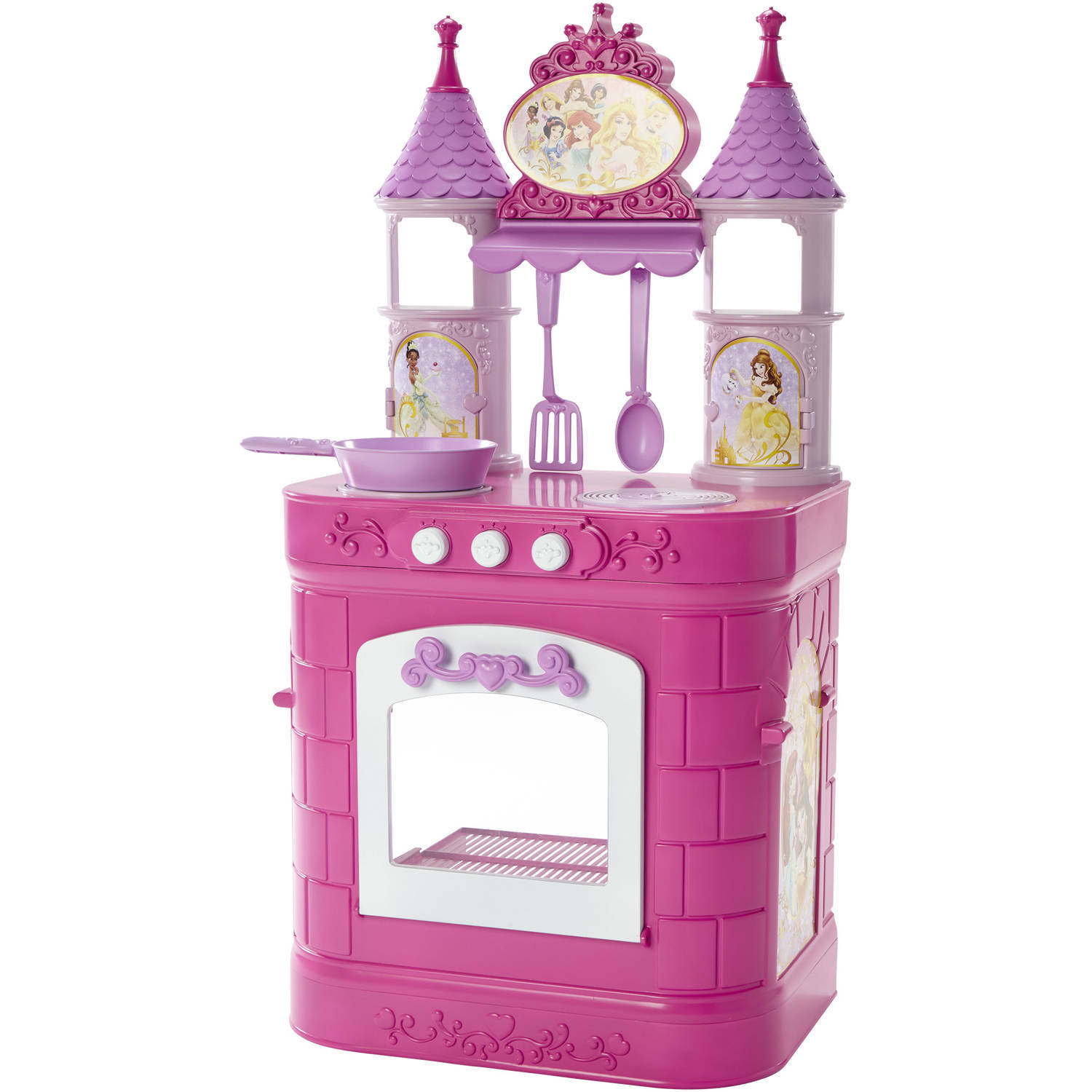 New Disney Princess Magical Castle Kitchen 11 Pc Playset Retired