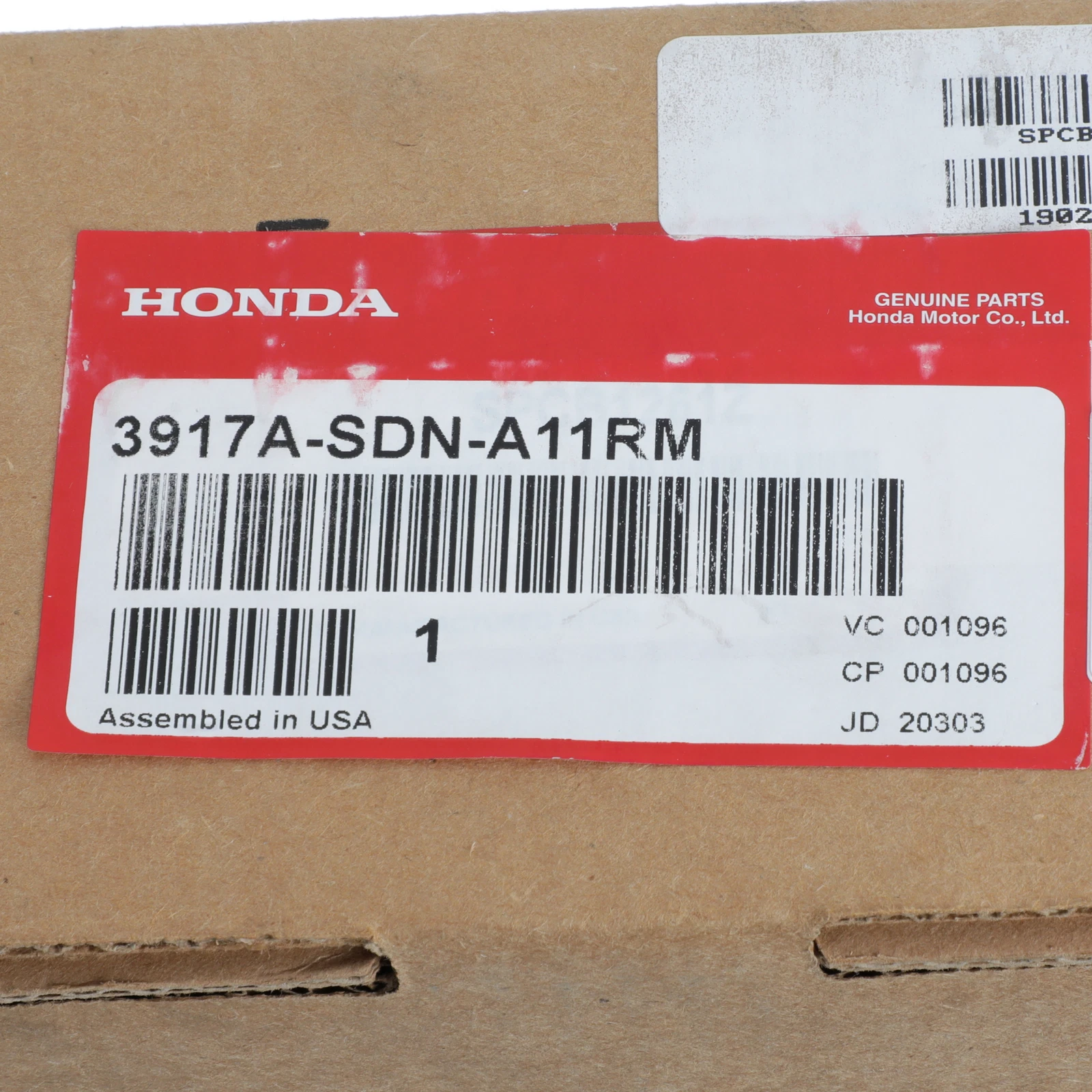 Placa de circuito para Honda (N/P 3917A-SDN-A11RM)
