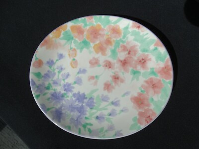 Sango China Deborah Mallow Collection Dreamtime Peach Violet Flower Salad Plate