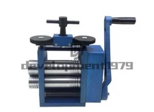 3" Manual Jewelry Combination Press Rolling Mill Machine Wire Metal Sheet #F1
