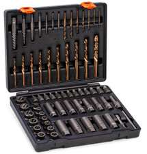 Kit Extractor de Perfiles Dañados: Set de 65 piezas para quitar pernos, tuercas