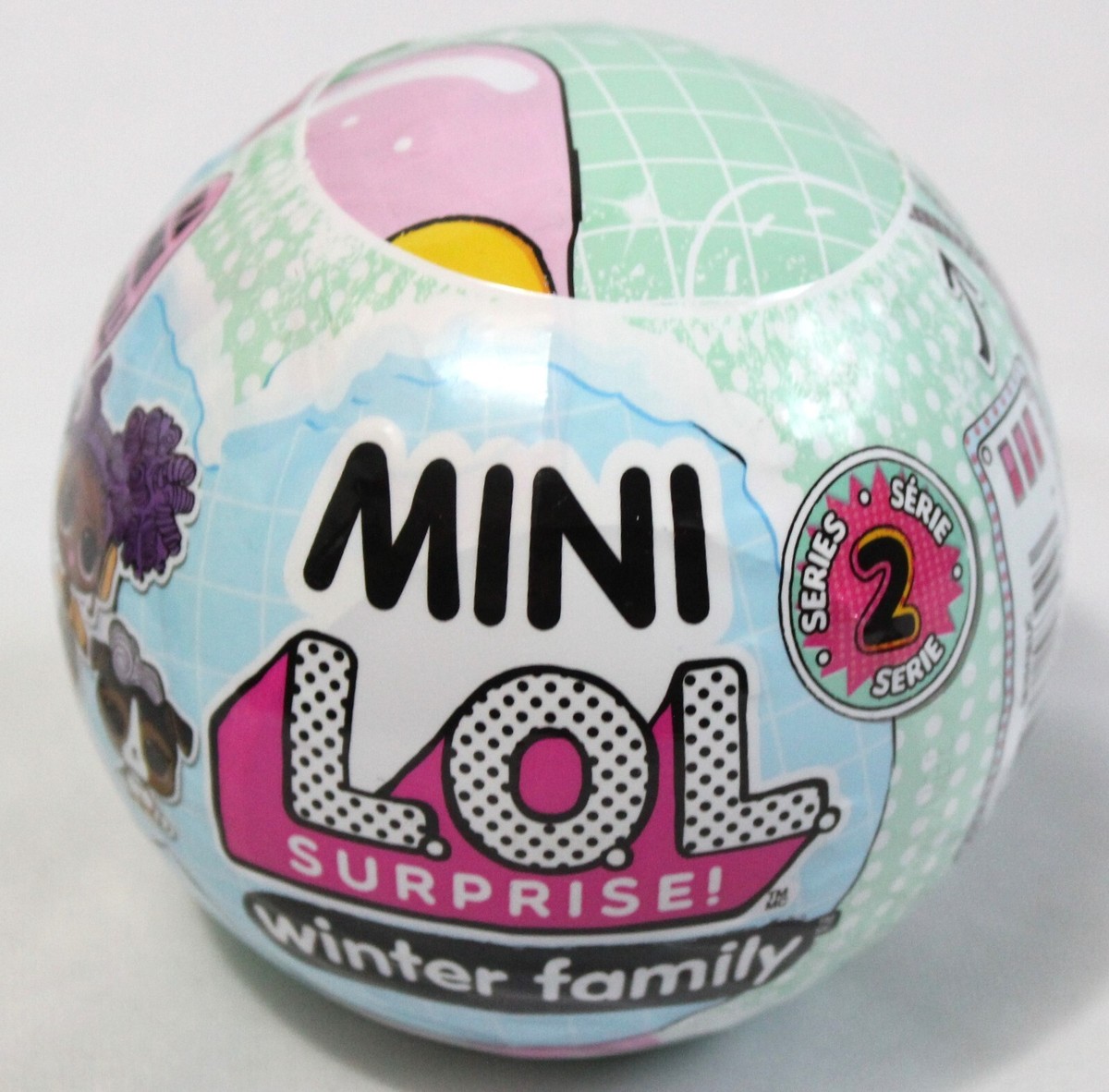 Bulk Lot of 7 Mini L.O.L. Surprise Winter Family Series 2 Surprise