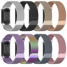 Watch Strap Milan Metal Strap Band Watch Accessories for Fitbit Charge 6/5