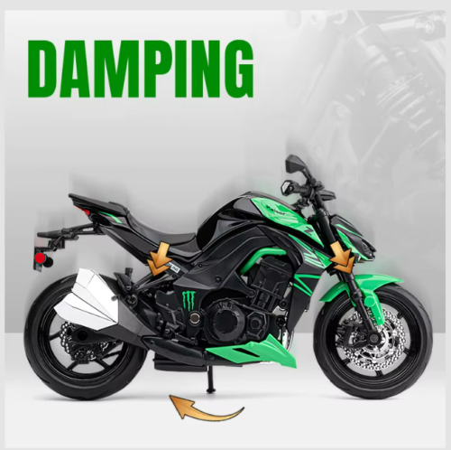 1:12 Kawasaki Z1000 Diecast Motorcycle Model Premium Alloy Collectible Toy Gift - Picture 10 of 14