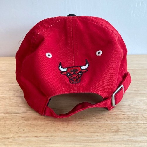 *SAMPLE* CHICAGO BULLS BASKETBALL Reebok Tan/Red/Black NBA Adjustable Hat (OSFM) - Picture 3 of 8