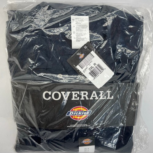 NWT Dickies Men's 2XL Deluxe Twill Long Sleeve Coverall - Dark Navy 48799 - Picture 3 of 6