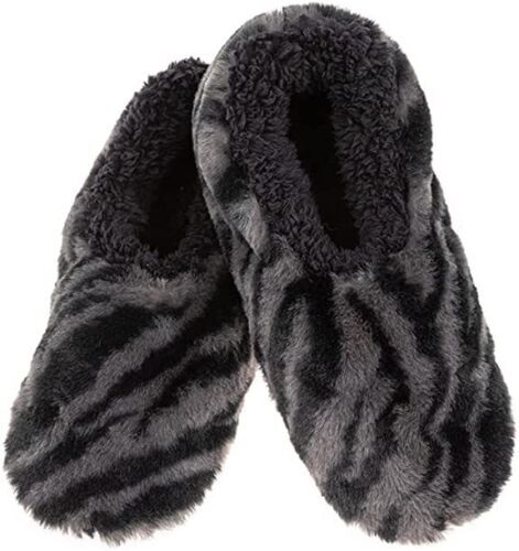 Snoozies Womens Soft Fleece Sherpa Lined Animal Print Slippers Foot Coverings - Imagen 8 de 10