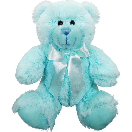 Anico 8" Blue Teddy Bear – Soft Plush Small Bear, Perfect Gift for Kids!