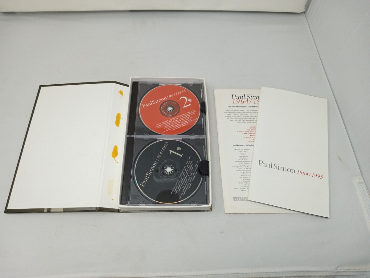 PAUL SIMON 1964-1993 CD Box Collection 3 Disc Set with Booklet | eBay