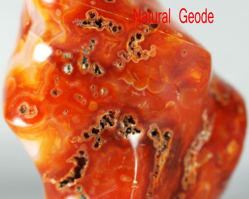 544g RARE Natural flame Red Carnelian agate Crystal Freeform from Madagascar - Picture 9 of 10