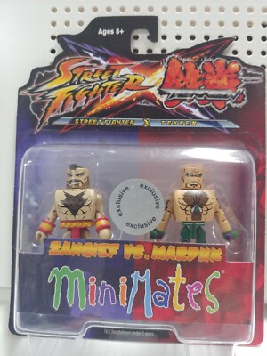 Minimates Zangief Marduke Street Fighter Tekken Toysrus Exclusive Capcom Namco