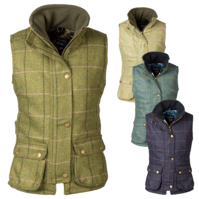 Mädchen Tweed Weste UK Made Kinder Bodywarmer Junior Gilet Rydale 4 Farben
