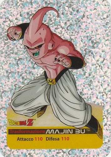 Lamincards Dragon Ball Z Edibas Serie Platino MAJIN BU N P23 Rubino