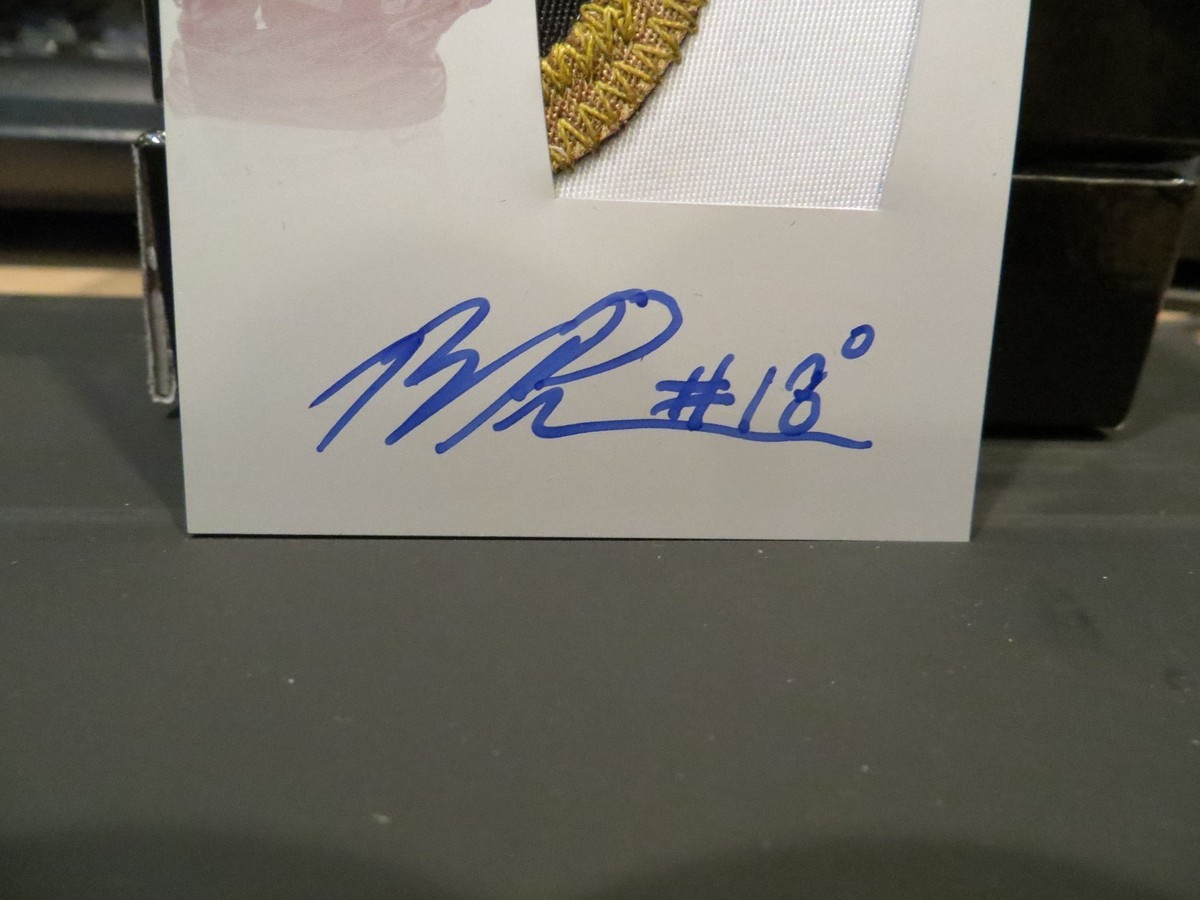 National Treasures Printing Autograph Jersey Ravens Breshad