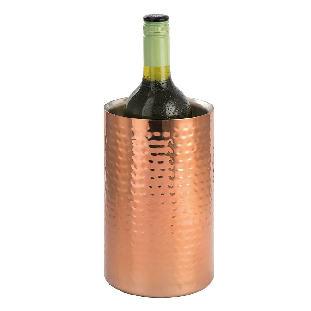 Eddingtons Copper Wine Cooler for 1 Bottle - Hammered Copper