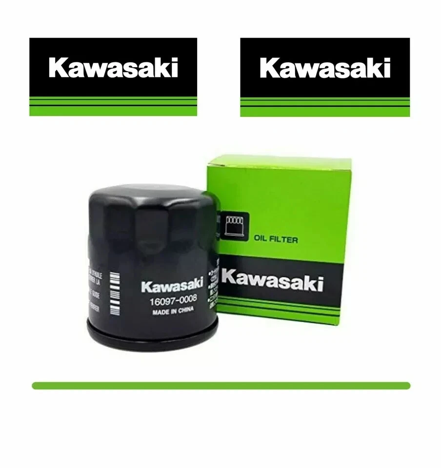 Kit Entretien Kawasaki ZZR1400 Castrol RACING 10W40 Filtres Huile Original - Photo 2/3