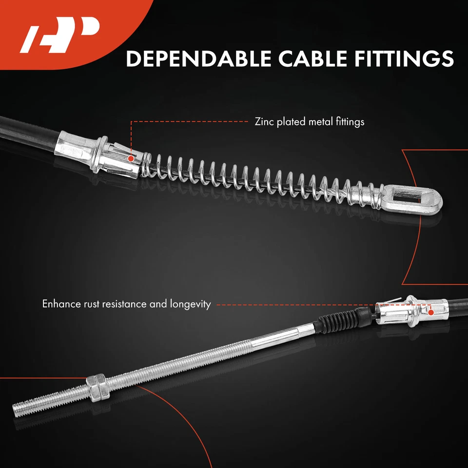 2x Cable de freno de estacionamiento lateral trasero para Chevrolet S10 98-04 Isuzu Hombre GMC Sonoma Foto 4 de 4