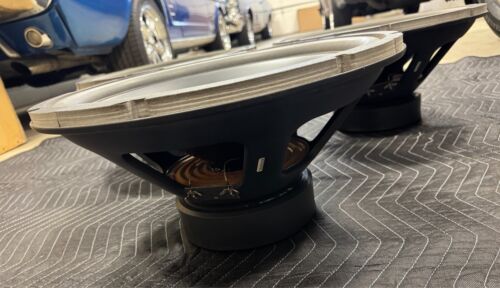 (3) TRIO JL AUDIO 18W6 v1 subwoofers subs sub speaker subwoofer 18 w6 OLD SCHOOL - Picture 3 of 17