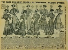 Ladies dress skirt Vintage Advertisements Sears Roebuck Catalog page