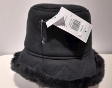 UGG black shearling hat-NEW w/tag reg 168