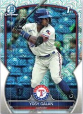 2023 Bowman Chrome #BCP-221 Yosy Galan Chrome Prospects Mojo Refractor