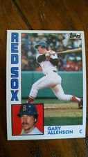 1984 Topps Gary Allenson #56 Ex Boston Red Sox