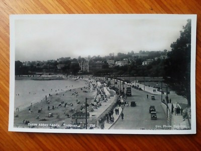 torre-abbey-sands-toquay-cox-photo-paignton-real-photo-126-old