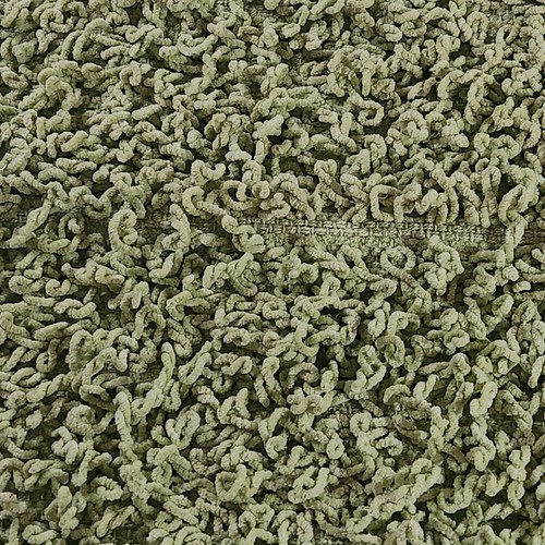 Chenille Shag Throw Rug Bath Mat 27 x 45 inch Lime Green Handwoven Cotton New - Picture 20 of 21