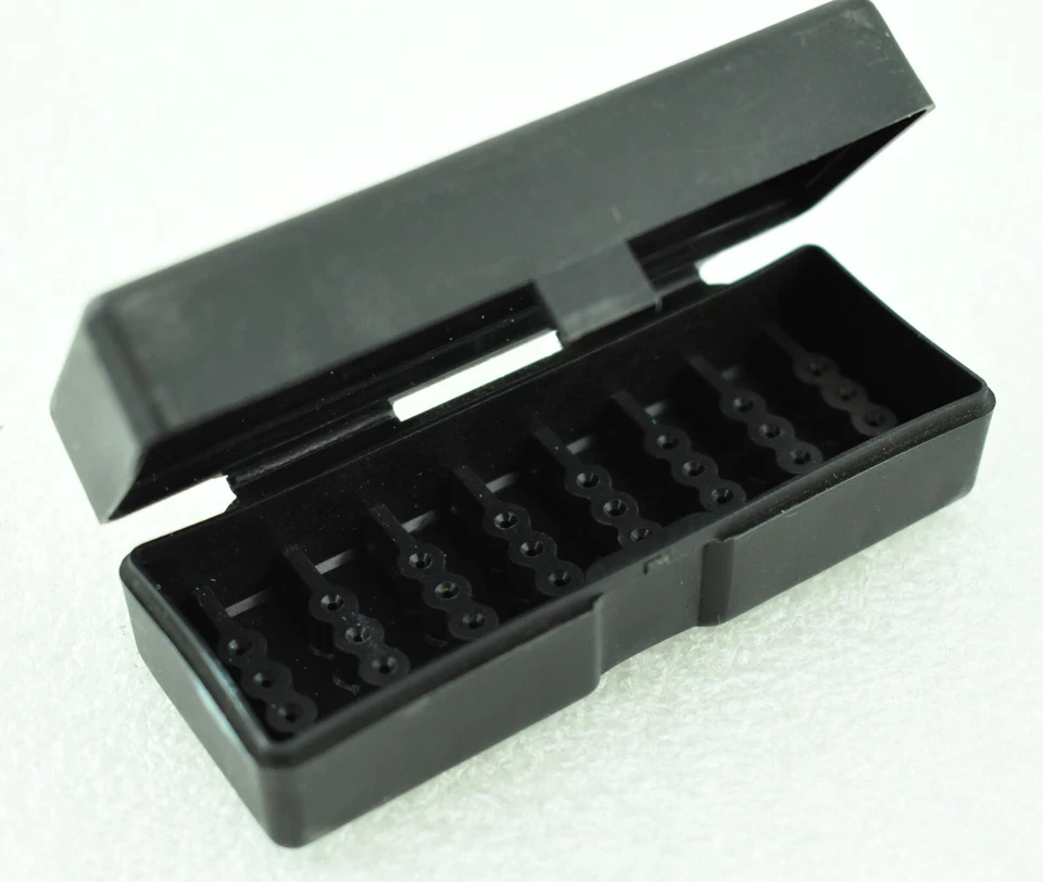 RPM Black Crystal/Frequency Case 80392 Holds Four Pair Futaba Airtronics Hitec - Image 2 of 2