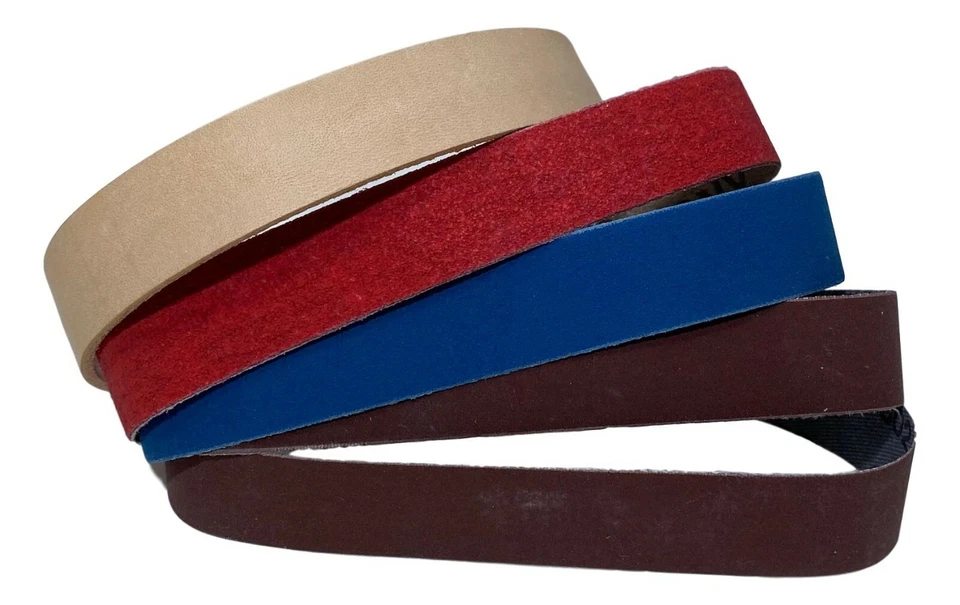 Комплект сменного ремня 3/4 X 12 с кожаным хонинговальным ремнем подходит для Ken Onion Worksharp - Изображение 4 из 4